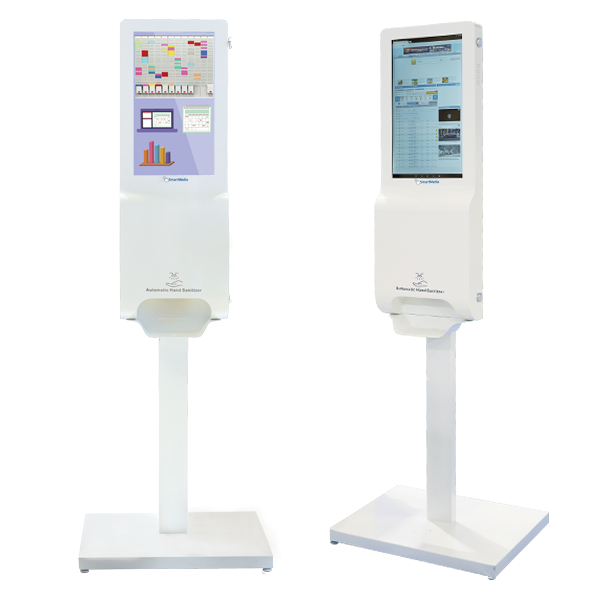 21.5&quot SANITIZER KIOSK - SmartMedia